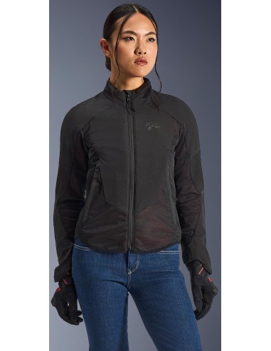 Chaqueta Alpinestars Stella Aeroshell Airflow | Negro y antracita