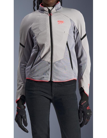 Chaqueta Alpinestars Stella Aeroshell Airflow | Gris medio y antracita