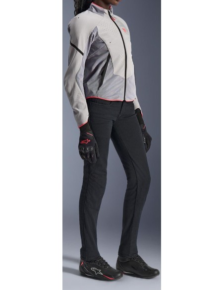 Chaqueta Alpinestars Stella Aeroshell Airflow | Gris medio y antracita