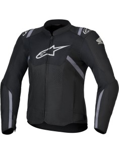 Chaqueta Alpinestars Stella Honda T-SPS Air V2 | Negro-gris oscuro-gris claro