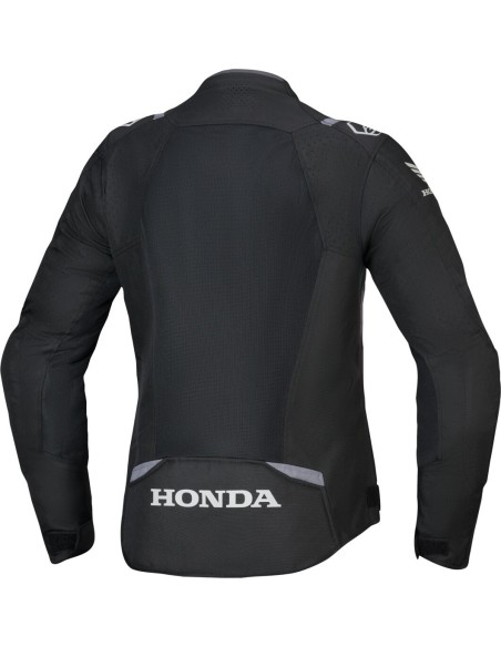 Chaqueta Alpinestars Stella Honda T-SPS Air V2 | Negro-gris oscuro-gris claro