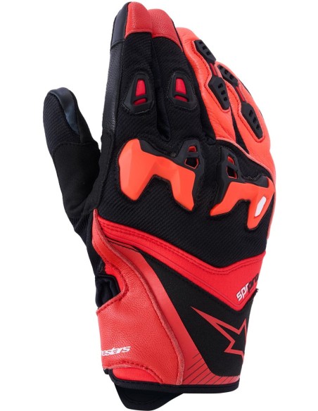 Guantes Alpinestars SP-R Pro | Rojo brillante-rojo fluor-negro
