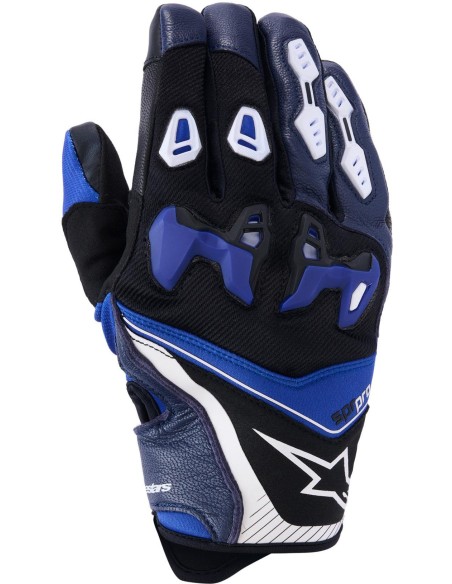 Guantes Alpinestars SP-R Pro | Azul brillante-azul marino-blanco