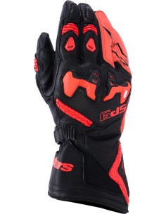 Guantes Alpinestars SP-9 | Negro y rojo fluor