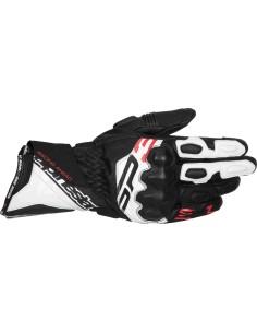 Guantes Alpinestars SP-3 | Negro-blanco-rojo fluor