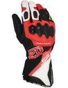 Guantes Alpinestars FQ20 SP-3 Monster | Negro-rojo fluor-blanco