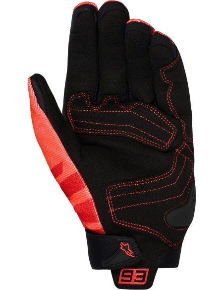 Guantes Alpinestars MM93 SPX 1 | Rojo fluor-rojo brillante-negro