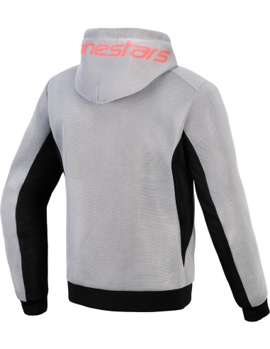 Sudadera Alpinestars Chrome Superairflow | Negro-gris medio-rojo fluor