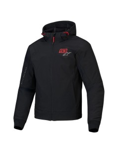 Sudadera Alpinestars MM93 Radium Tech | Negro y rojo brillante