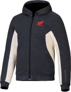 Sudadera Alpinestars Honda Chrome V3 Sport | Antracita mezcla y blanco roto