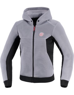 Sudadera Alpinestars Stella Chrome Superairflow | Gris medio-negro-rosa