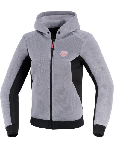 Sudadera Alpinestars Stella Chrome Superairflow | Gris medio-negro-rosa