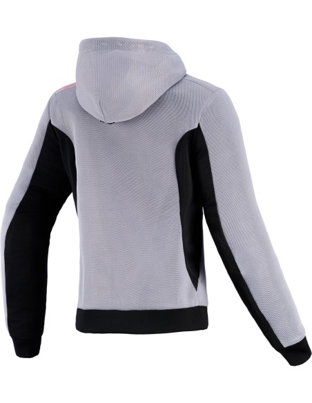 Sudadera Alpinestars Stella Chrome Superairflow | Gris medio-negro-rosa