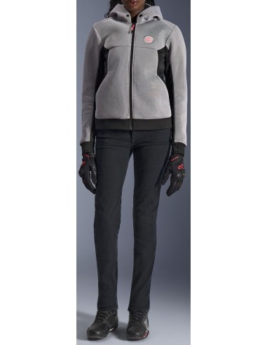 Sudadera Alpinestars Stella Chrome Superairflow | Gris medio-negro-rosa