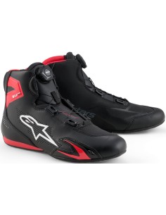 Zapatillas Alpinestars Celer | Negro y rojo brillante