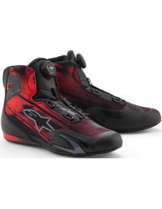 Zapatillas Alpinestars Celer Superair | Negro y rojo brillante