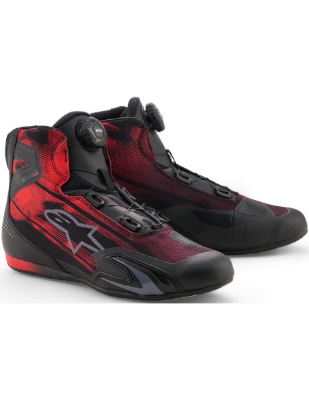 Zapatillas Alpinestars Celer Superair | Negro y rojo brillante