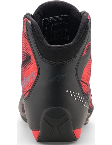 Zapatillas Alpinestars Celer Superair | Negro y rojo brillante