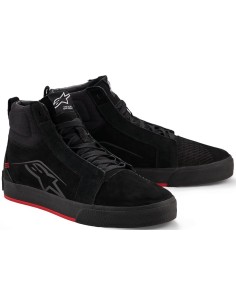 Zapatillas Alpinestars Ride-63 Leather | Negro y rojo brillante