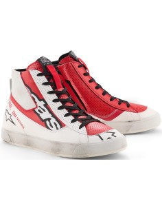 Zapatillas Alpinestars Stated Flair | Blanco y rojo brillante