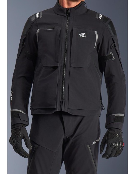 Chaqueta Alpinestars Andes Pro Drystar XF | Negro y gris oscuro
