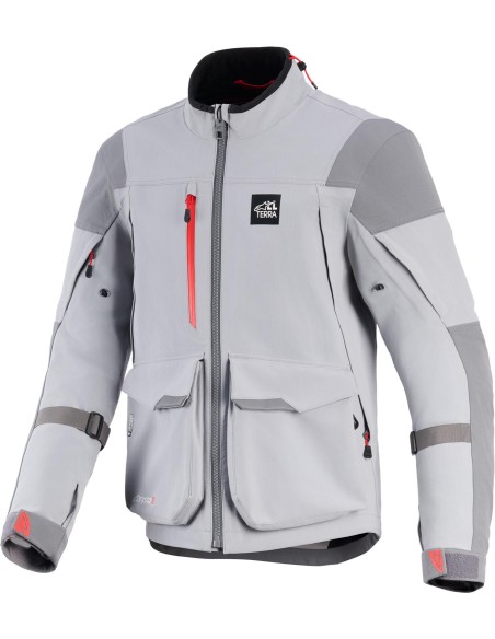 Chaqueta Alpinestars Maxdura Drystar XF Laminated Shell | Gris medio y gris oscuro