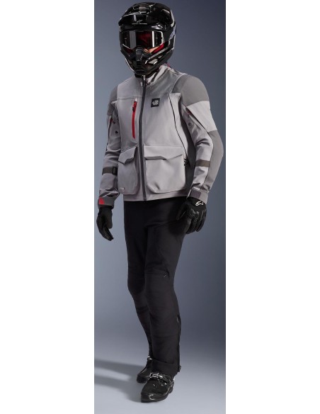 Chaqueta Alpinestars Maxdura Drystar XF Laminated Shell | Gris medio y gris oscuro
