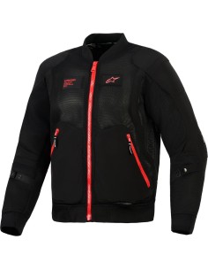 Chaqueta Alpinestars Flight Air | Negro y rojo brillante