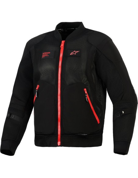Chaqueta Alpinestars Flight Air | Negro y rojo brillante
