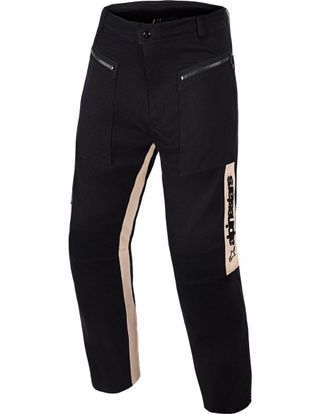 Pantalón Alpinestars Flex-AST Canvas | Negro y aluminio
