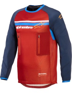 Jersey Alpinestars Maxdura Dual | Marrón óxido e índigo