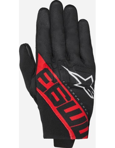 Guantes Alpinestars MM93 Reef V2 | Negro y rojo brillante