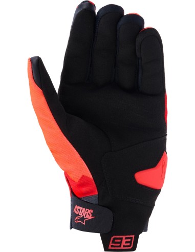 Guantes Alpinestars MM93 Reef V2 | Rojo fluor-rojo brillante-negro