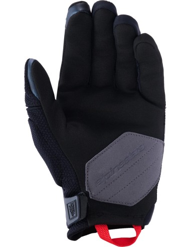 Guantes Alpinestars Durack | Negro-gris-rojo brillante