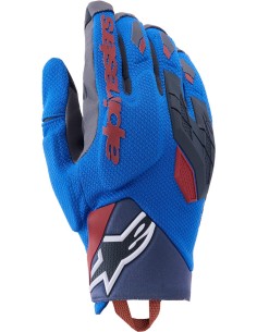 Guantes Alpinestars Durack | Azul real y gris oscuro