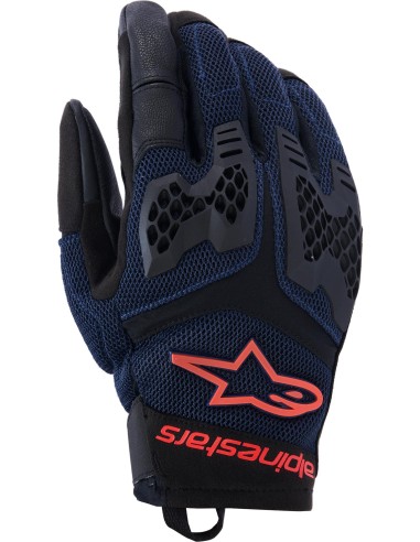 Guantes Alpinestars Manti Air | Azul-rojo fluor-asfalto