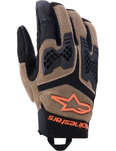 Guantes Alpinestars Manti Air | Caqui oscuro-negro-naranja fluor