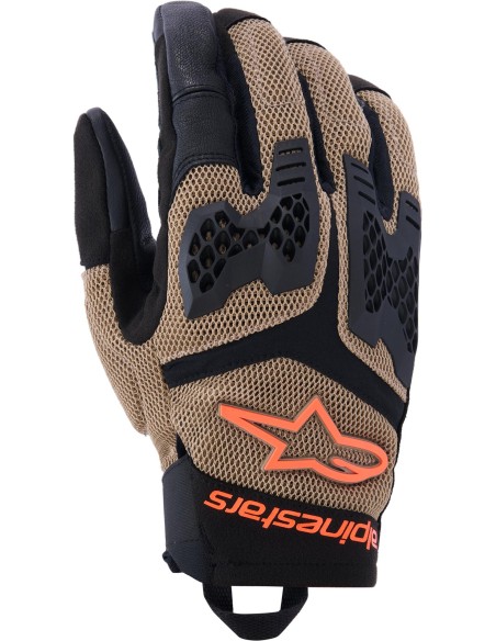 Guantes Alpinestars Manti Air | Caqui oscuro-negro-naranja fluor