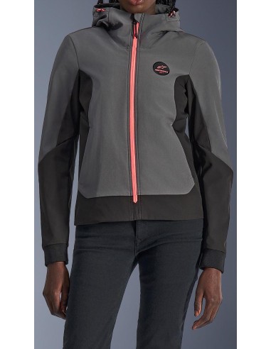 Sudadera Alpinestars Stella Radium Tech | Gris y negro