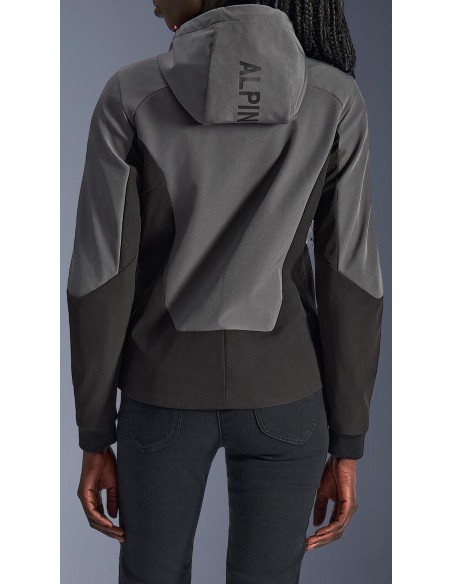 Sudadera Alpinestars Stella Radium Tech | Gris y negro