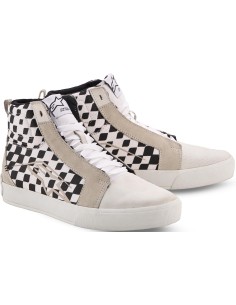 Zapatillas Alpinestars Ride-63 Canvas | Negro-blanco-ajedrez