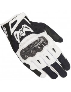 Guantes Alpinestars SMX-2 Air Carbon V2 Negros / Blancos