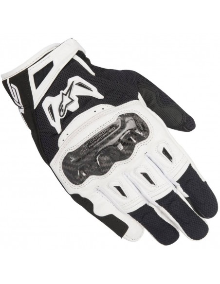 Guantes Alpinestars SMX-2 Air Carbon V2 Negros / Blancos