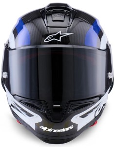 Casco Alpinestars Supertech R10 Arius | Negro-blanco-azul 2