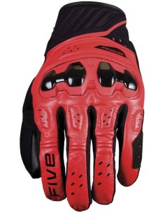 Guantes Five RS2 Evo 2 | Rojo fluor y negro