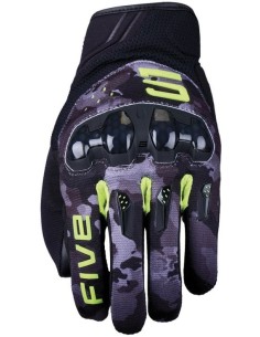 Guantes Five RSX | Camuflaje y amarillo fluor