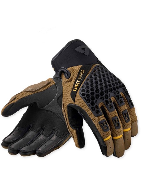 Guantes Revit Caliber 2 | Negro y marrón