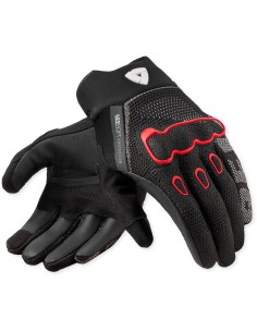 Guantes Revit Hyperspeed 3 | Negro y rojo fluor