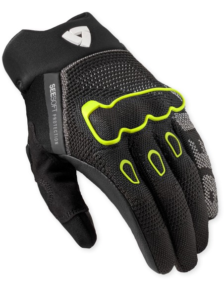 Guantes Revit Hyperspeed 3 | Negro y amarillo fluor