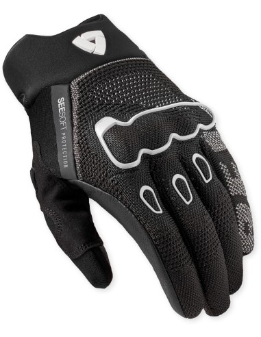 Guantes Revit Hyperspeed 3 | Negro y blanco